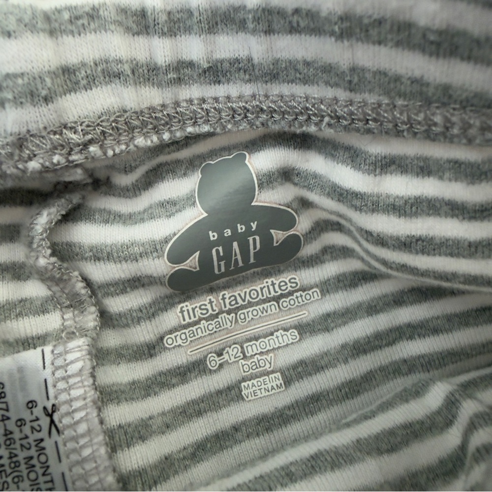 Baby Gap Pants 6-12M Organic Cotton Joggers Drawstring Bundle - Picture 10 of 12